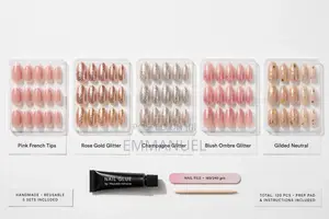 Trendy Reusable Press-on Nails - No Salon Needed