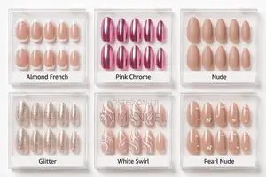 Trendy Reusable Press-on Nails - No Salon Needed