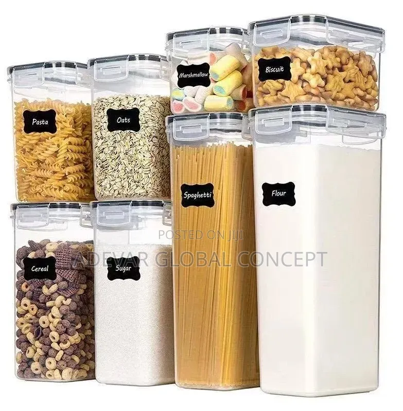 8pcs Airtight Food Storage Container Set (Keep Fresh)