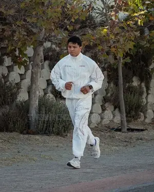 Premium White Tracksuit Set for Men | Stylish Casual Sportswear
