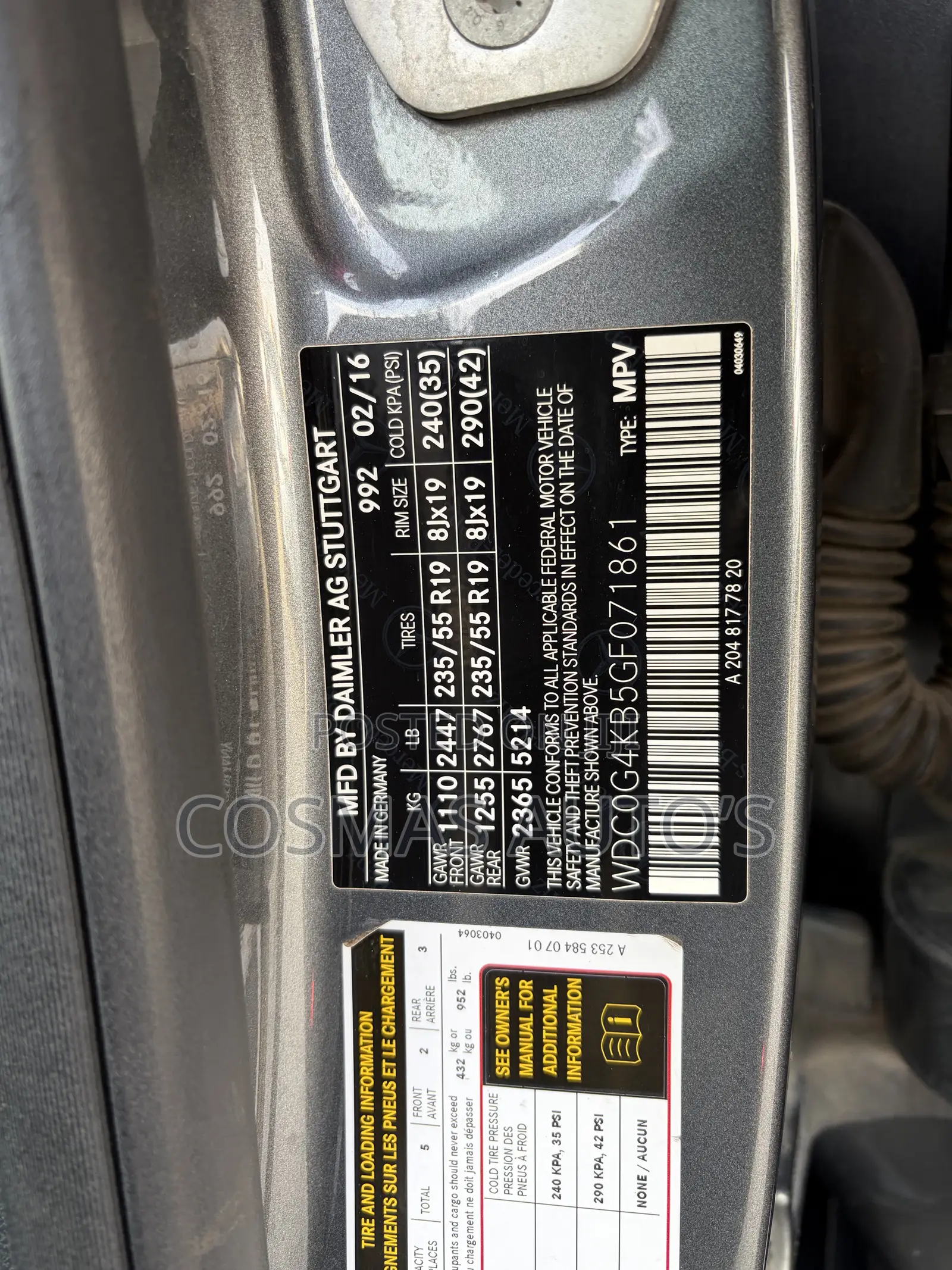 Mercedes-Benz GLC-Class 2016 Gray