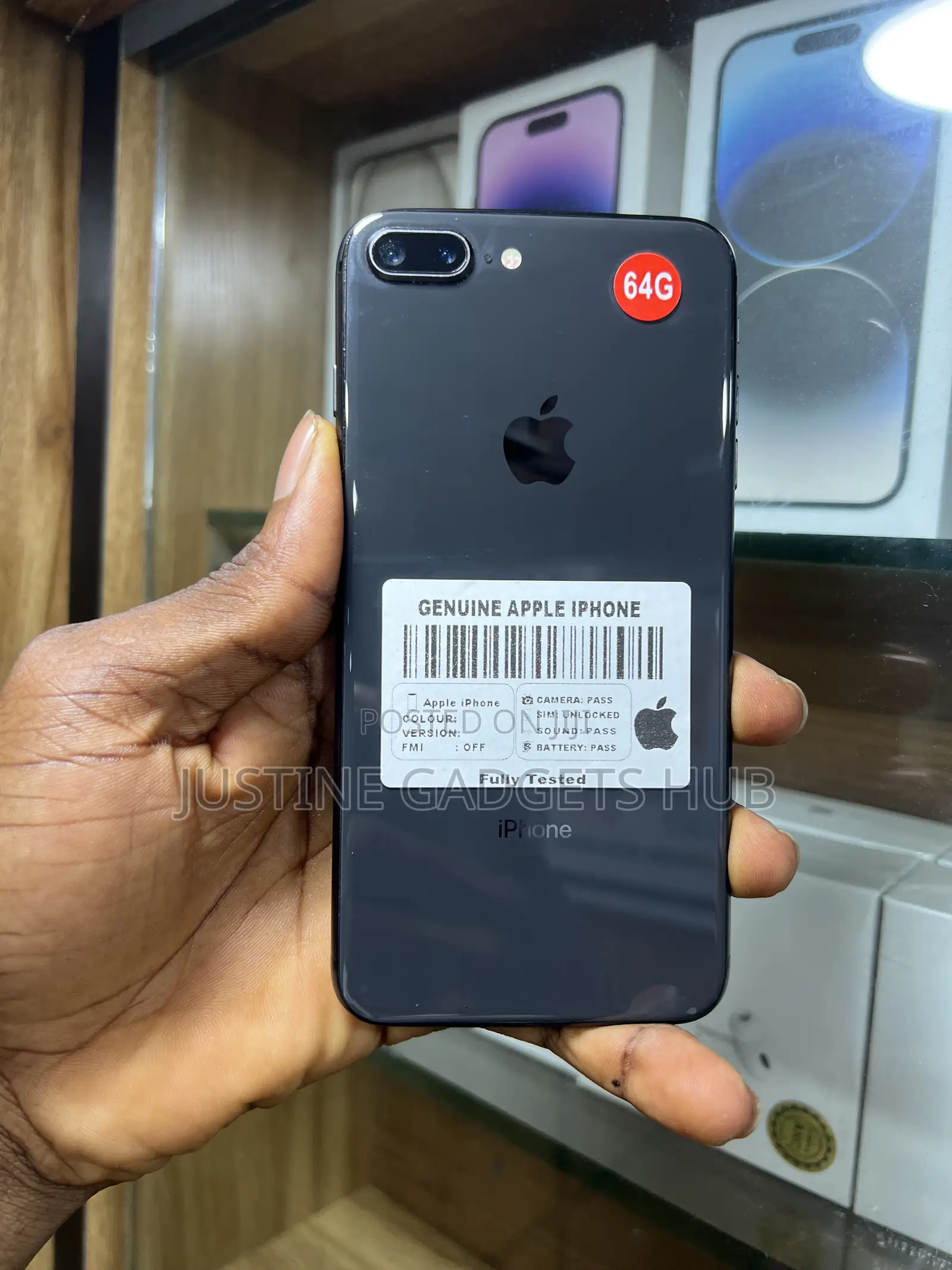 Apple iPhone 8 Plus 64 GB Black