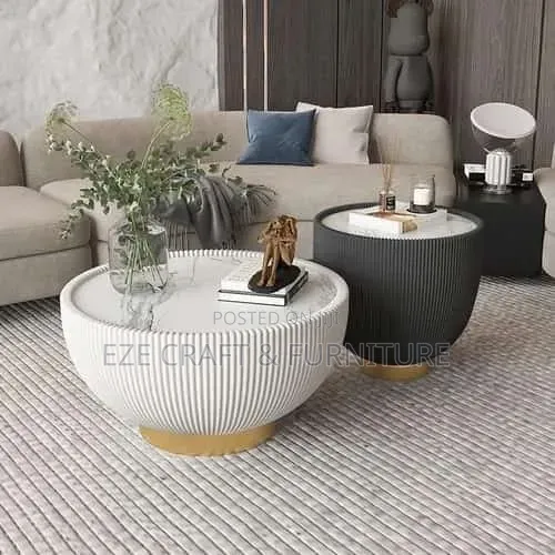 2in1 Cone Marble Luxury Center Table