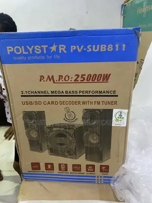 Polystar Pv-Sub811 Bluetooth Mini Hi-Fi Audio System 2.1 Channel