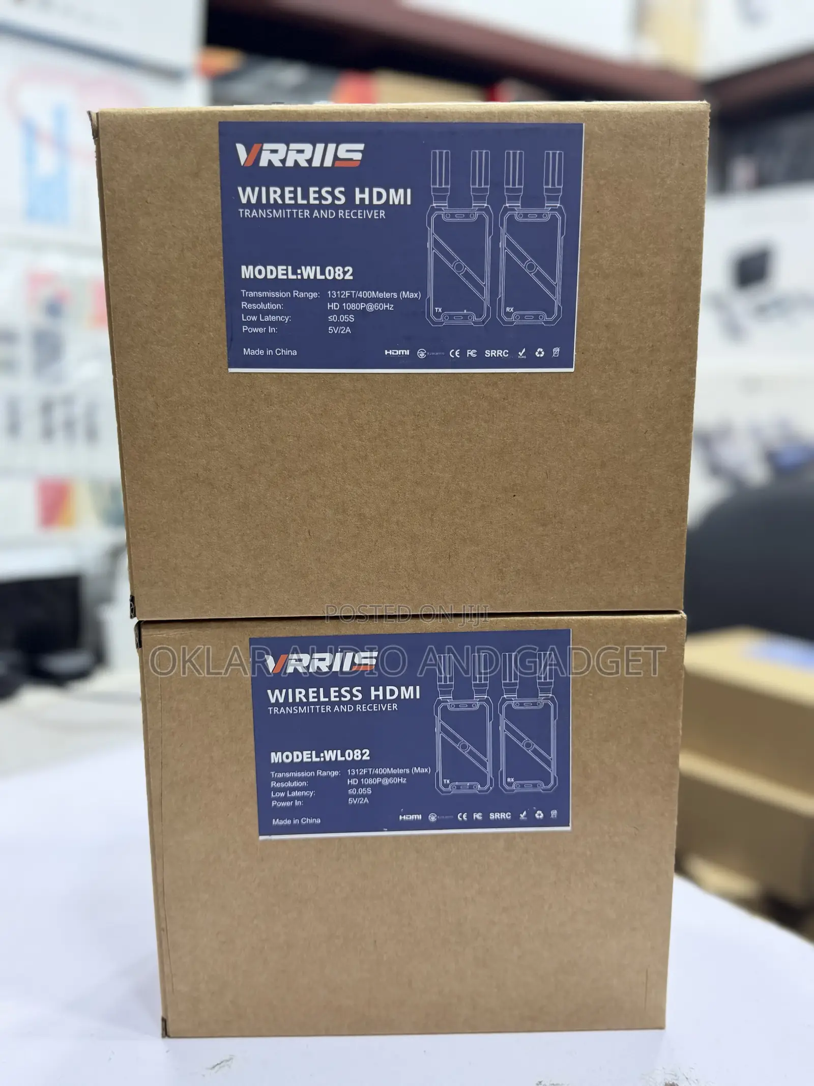 Vrriis Wl082 Wireless HDMI Transmitter and Receiver