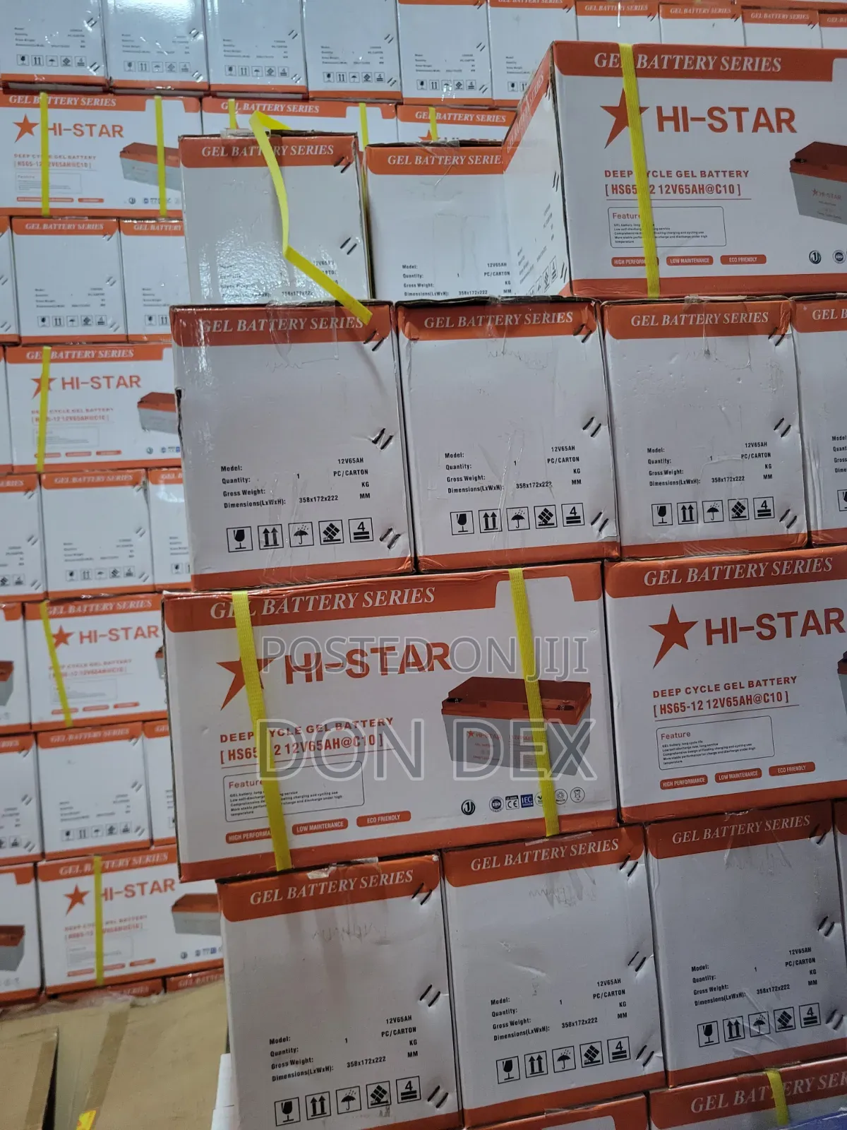 65Ah 12v Hi - Star Gel Battery
