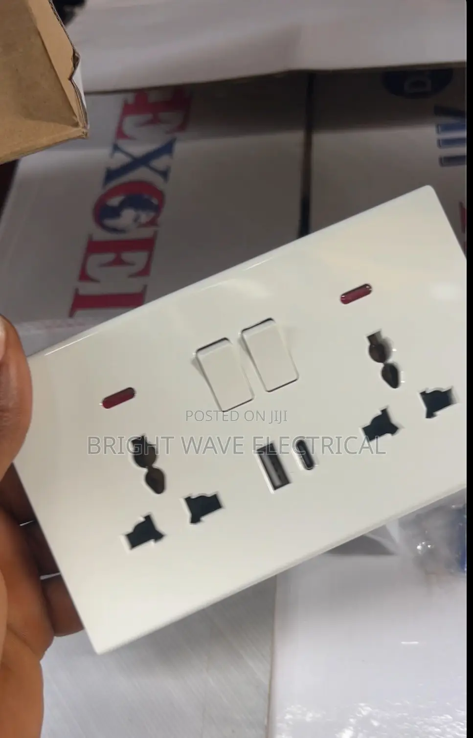 USB/typeC Double Socket
