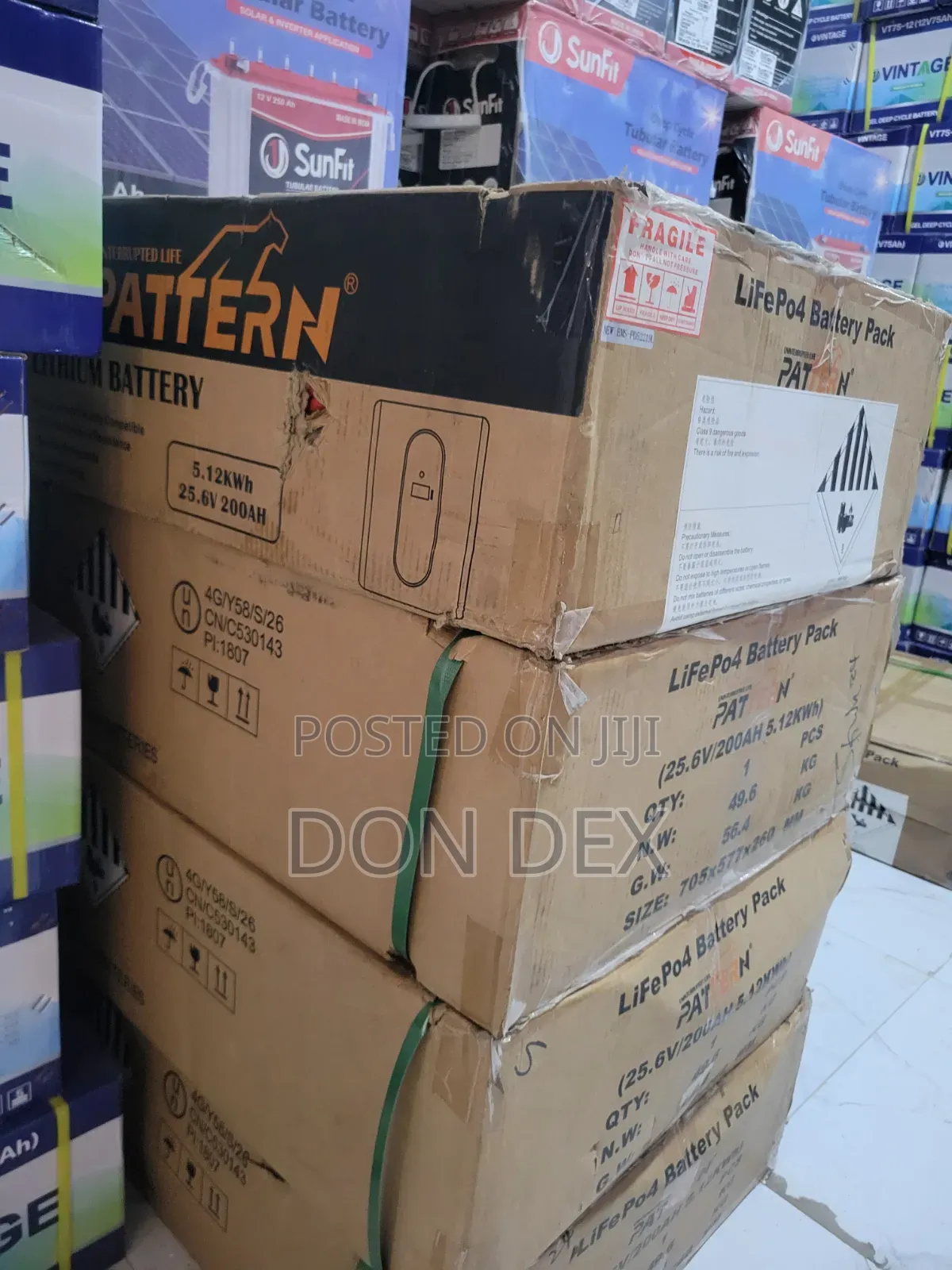 5.2kwh 24v Pattern Lithium Ion Battery