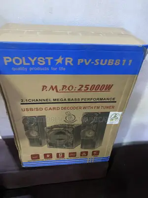 Polystar Pv-Sub811 2.1 Channel Home Music Sound System