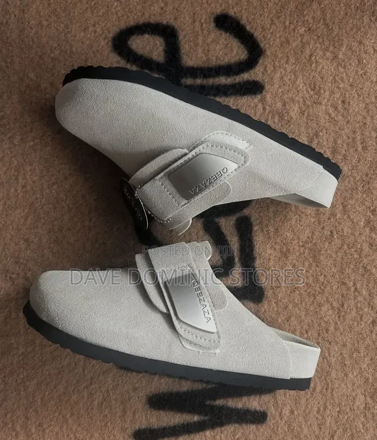 FDCP Suede Big Black/ Gray/ Brown Mules Available