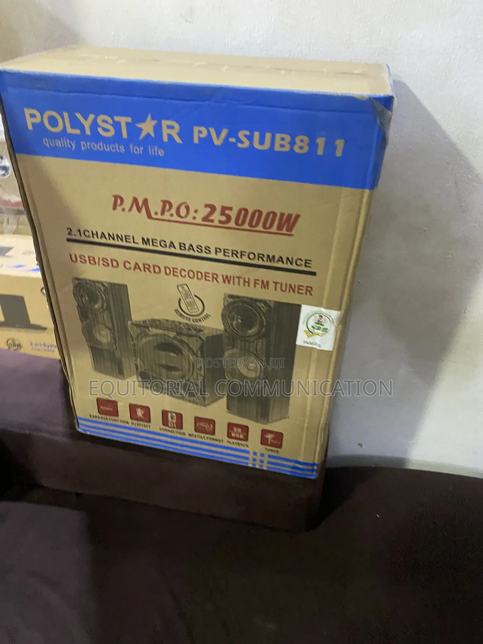 Pv-Sub811 Mini Hi-Fi Bluetooth Music System by Polystar