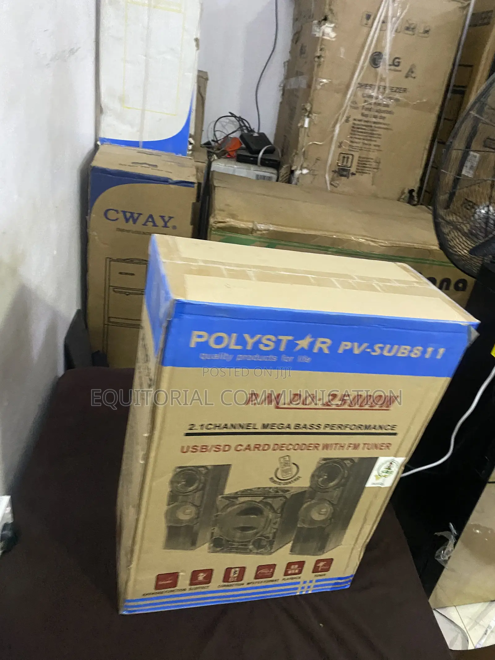 Pv-Sub811 Mini Hi-Fi Bluetooth Music System by Polystar