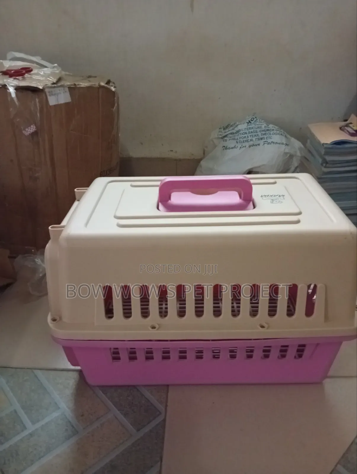 Plastic Carrier Cage for Puppy Dog