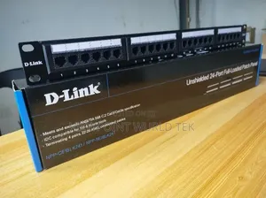 D-Link Unshielded 24-Port Full-Loaded Patch Panel (Cat6)