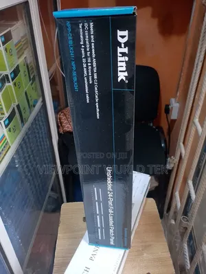 D-Link Unshielded 24-Port Full-Loaded Patch Panel (Cat6)
