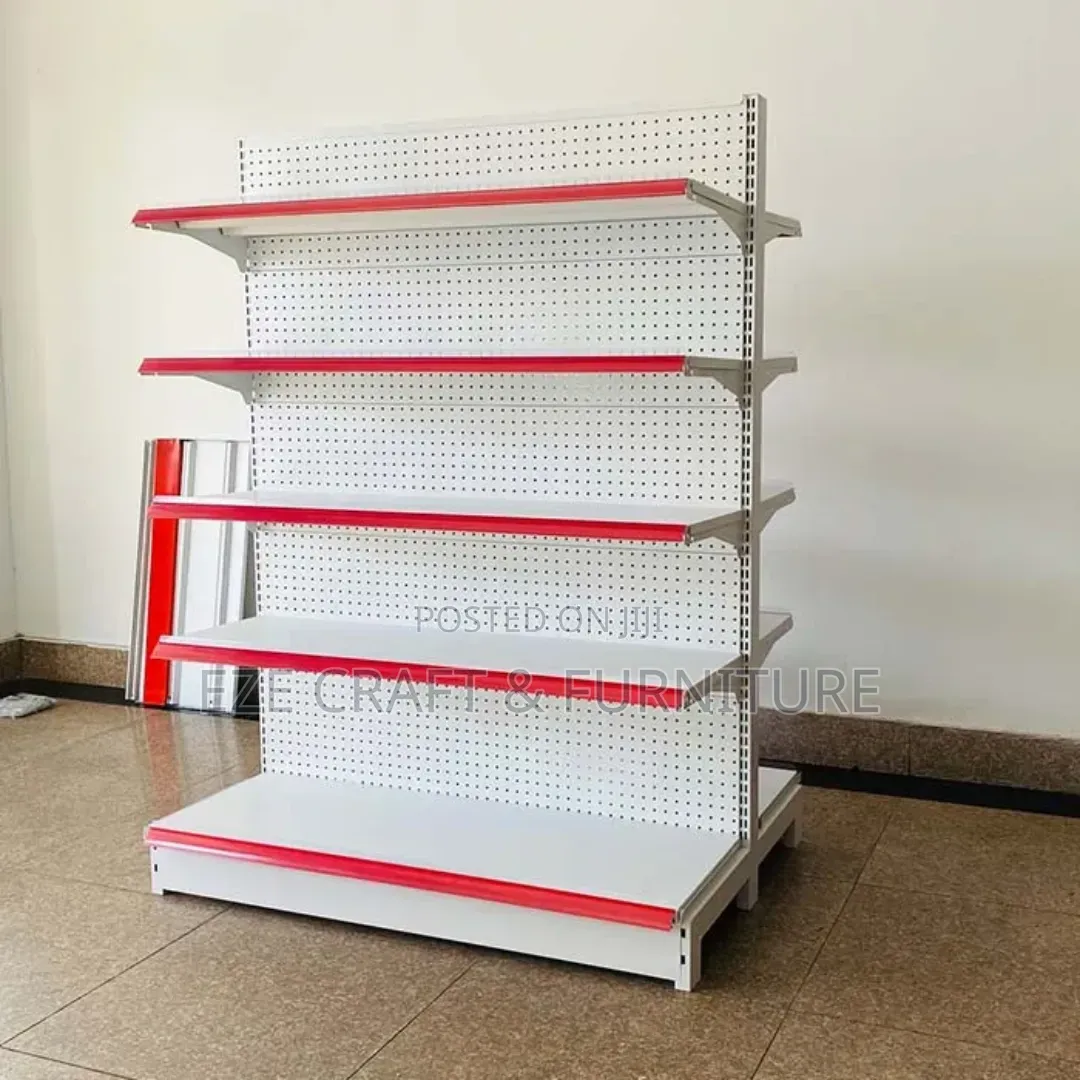 Double Sided Supermarket Display Rack