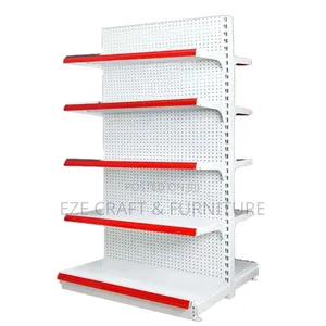 Double Sided Supermarket Display Rack