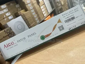 Aico Modular Patch Panel Cat 6 24-Port RJ45