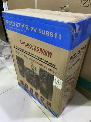 Polystar Mini Bluetooth Entertainment System Pv-Sub811 2.1 Ch