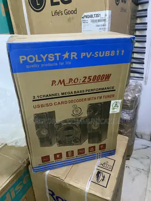 Pv-Sub811 Polystar 2.1 Ch Home Sound Solution With Bluetooth