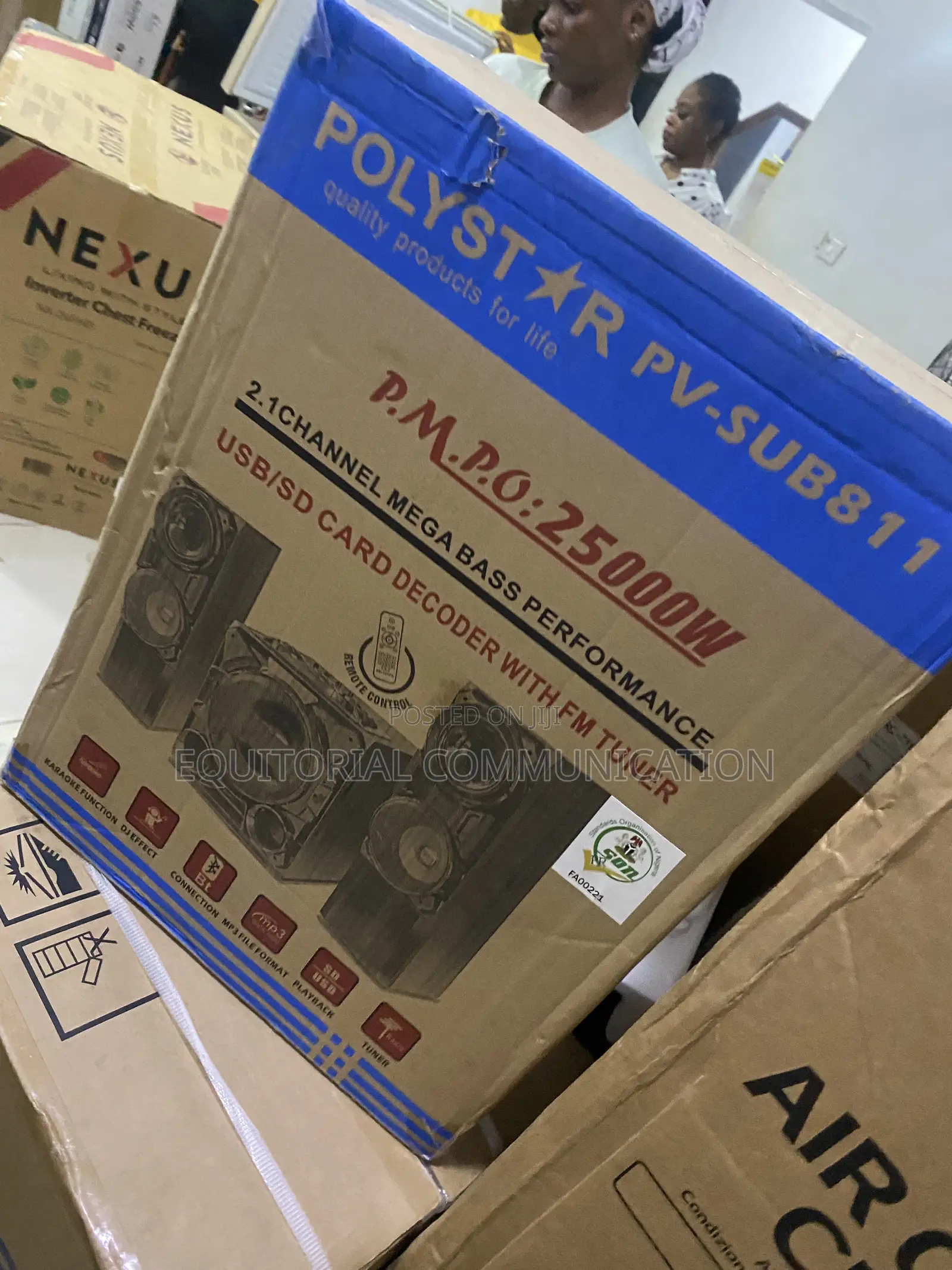 Pv-Sub811 Polystar 2.1 Ch Home Sound Solution With Bluetooth