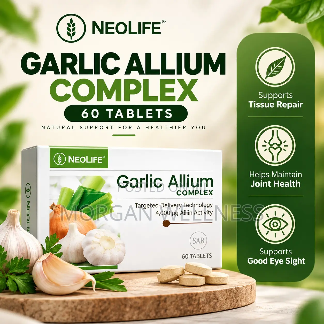 Garlic Allium Complex - 60 Tablets (Single)