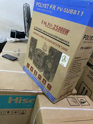 Pv-Sub811 Polystar Bluetooth Speaker System for Music Lovers