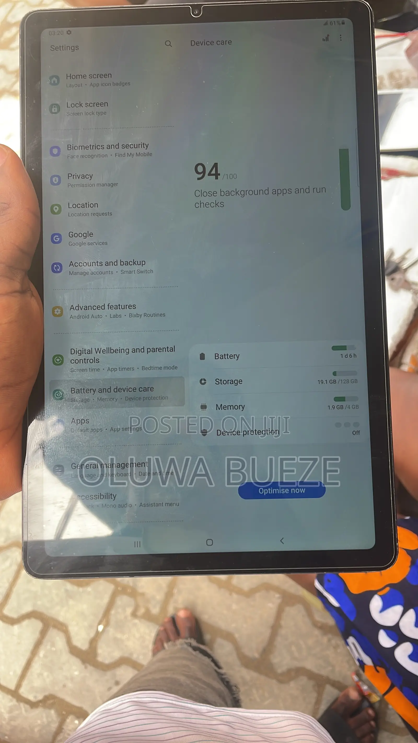 Samsung Galaxy Tab S6 Lite 128 GB Black