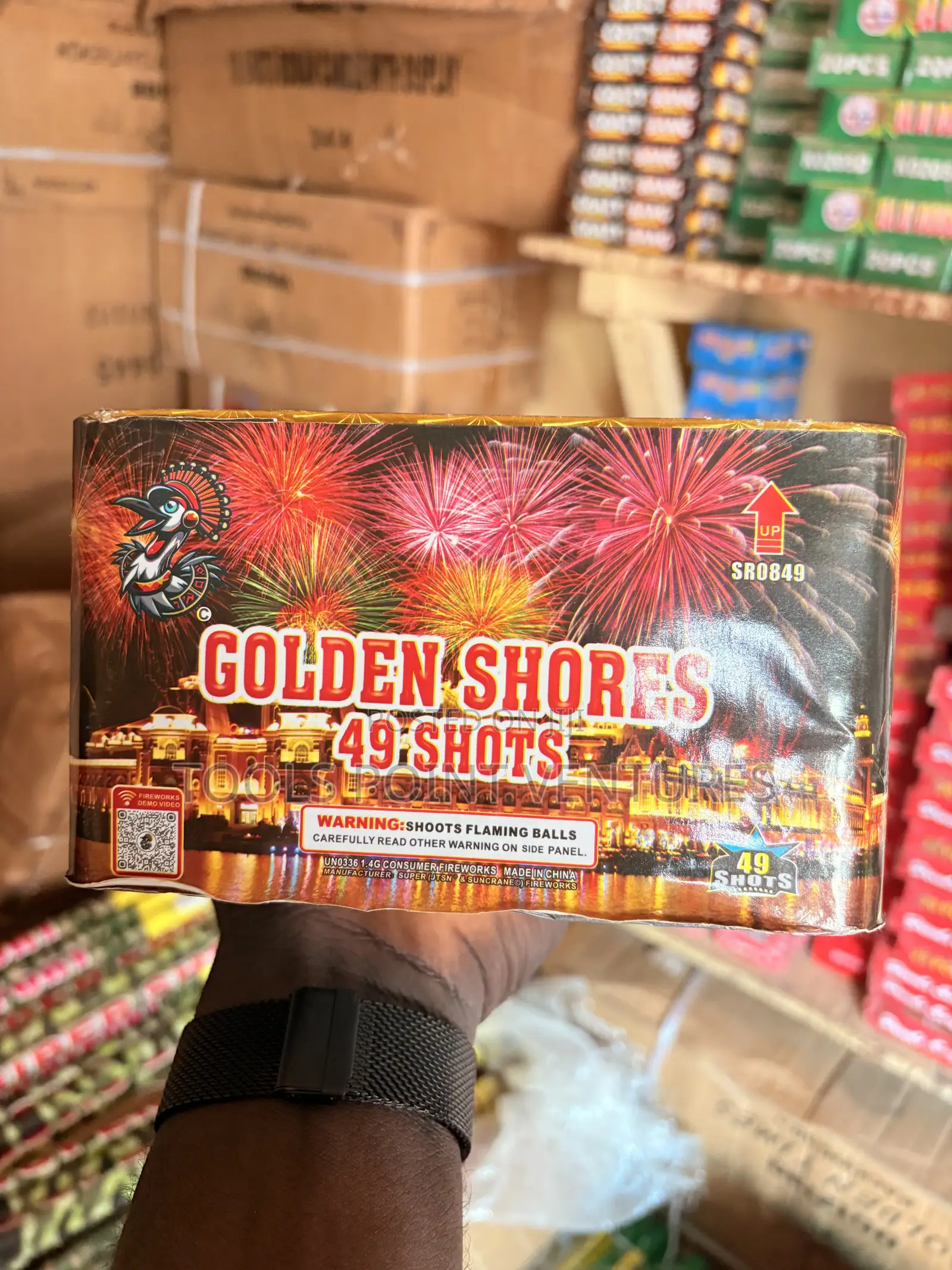 49 Shots Cake Fireworks