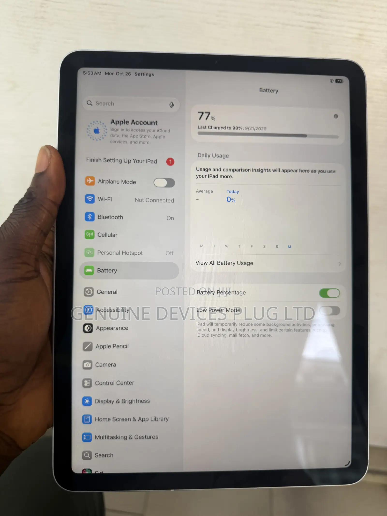 Apple iPad Air (2020) 64 GB Gray