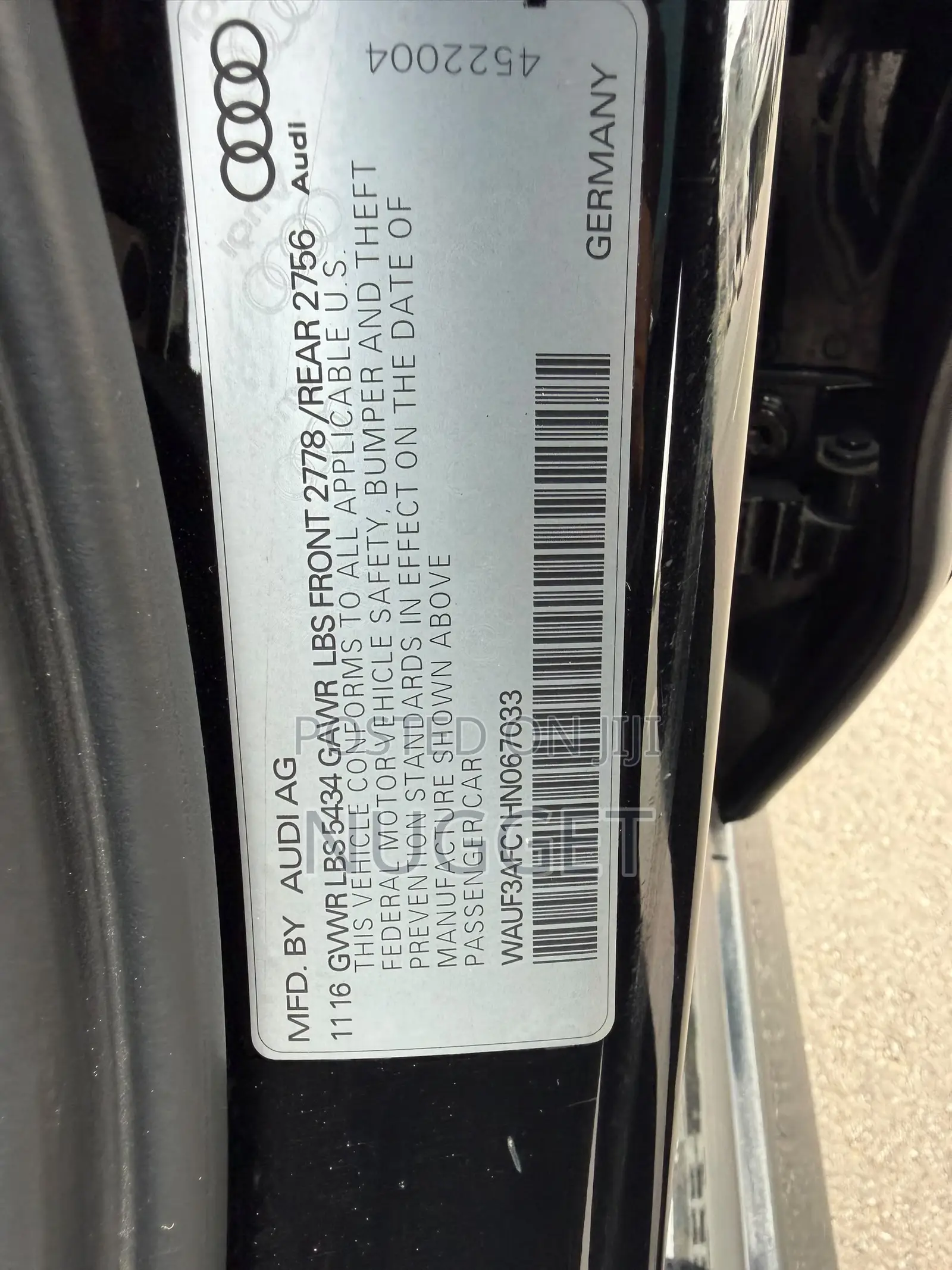 Audi A6 2017 Black
