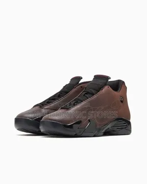 Original Mowalola X Jordan 14 Sp Burnt Red Sneakers