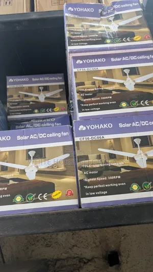 56" Solar AC/Dc Ceiling Fan