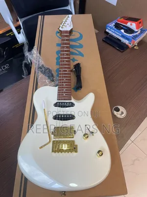 Minsine Pro Electric Guitar SSH White