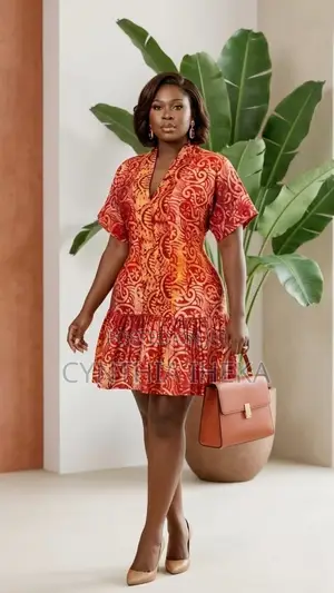 Ankara Mini Gown