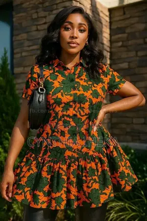 Ankara Mini Gown