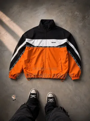 Luxury Quality Supreme Taping Track Jacket 