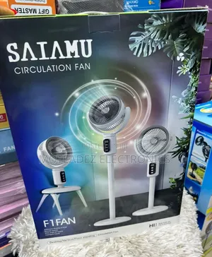 F1 Rechargeable Strong Wind Air Circulation Standing Fan With Remote