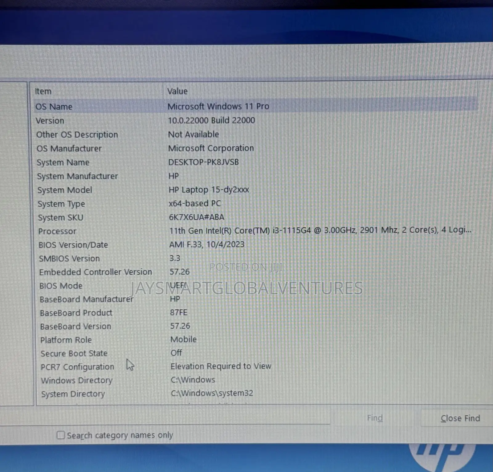 Laptop HP 15 8GB Intel Core i3 SSD 256GB