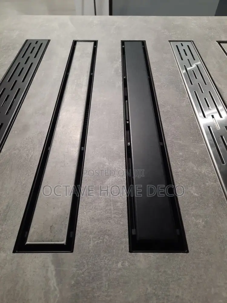 100cm Matte Black Linear Floor Drain | Floor Drain