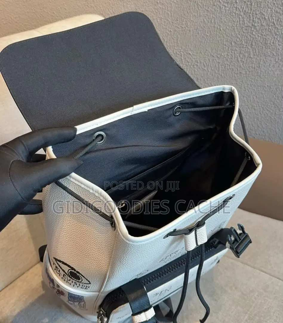 Coach X Basquiat Art Backpack in White