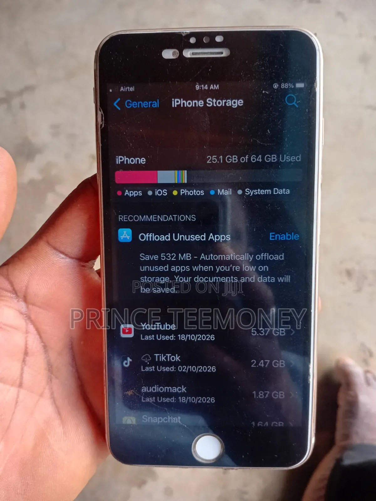 Apple iPhone 6s Plus 64 GB Silver