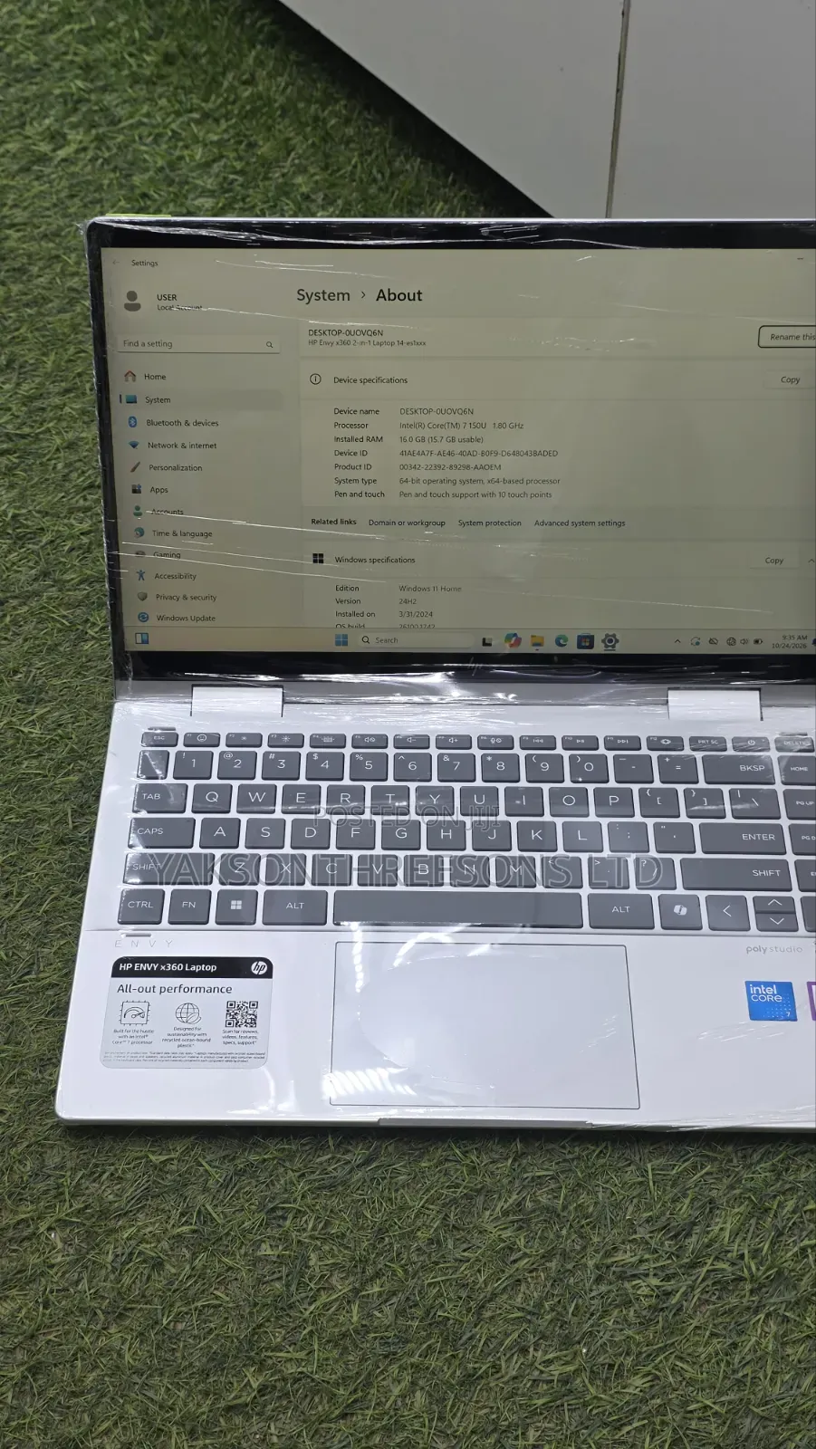 Laptop HP Envy x360 16GB Intel Core Ultra 7 SSD 512GB