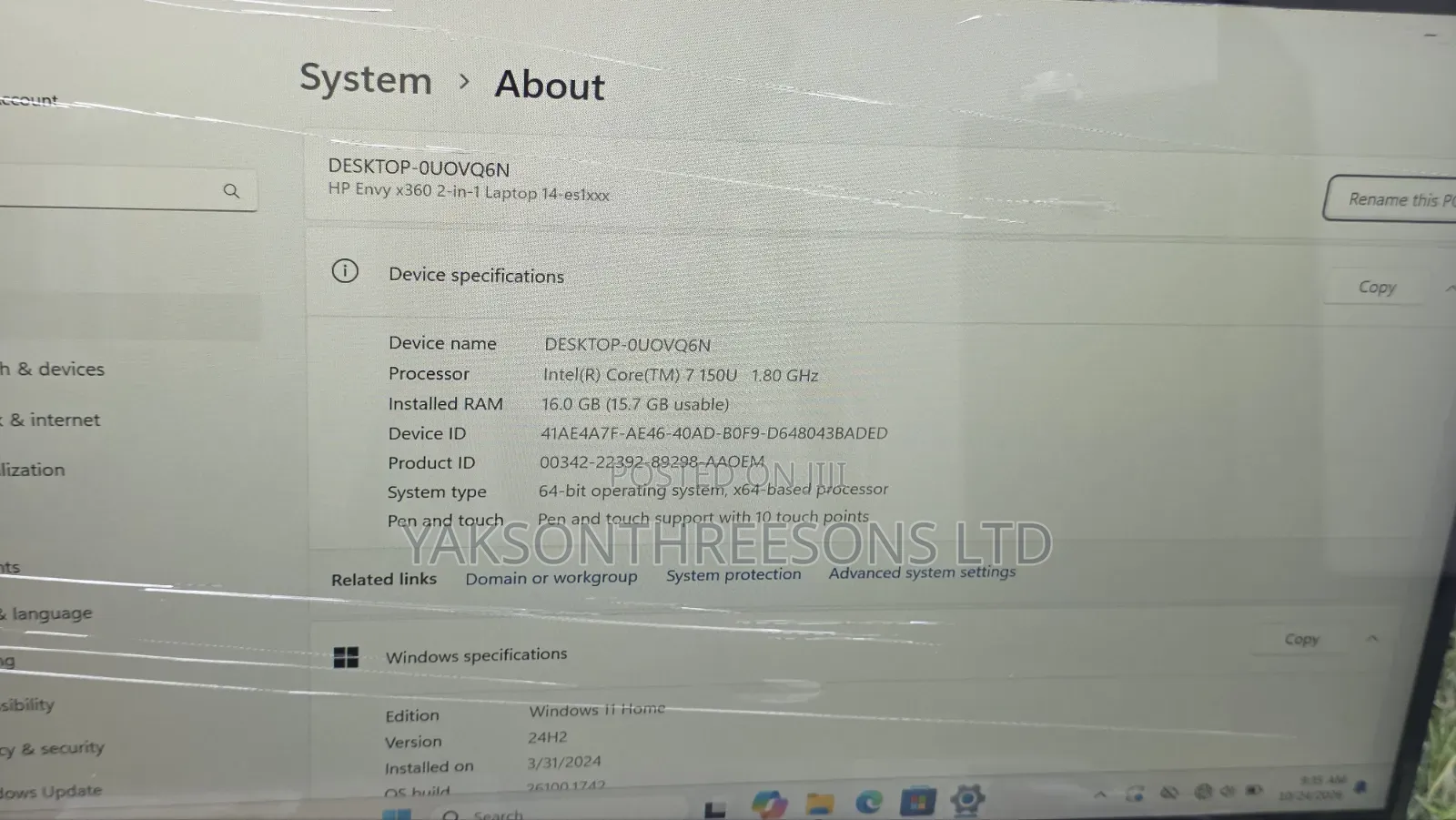 Laptop HP Envy x360 16GB Intel Core Ultra 7 SSD 512GB
