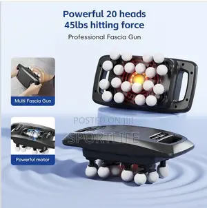 12-Head Massage Gun, Deep Tissue Massage, 9 Modes, Massager