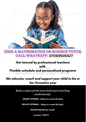 “Mathematics or Physics Tutor”