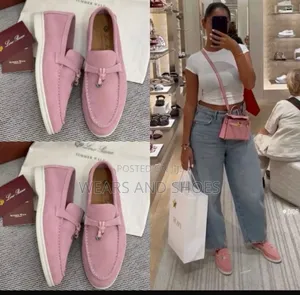 Women Shoes – Premium Pink Suede Loafers | Classy Luxury | ₦65,000