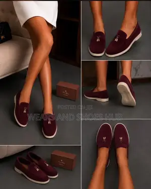 Women Shoes – Premium Pink Suede Loafers | Classy Luxury | ₦65,000