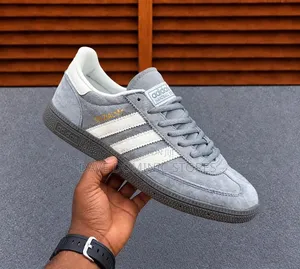 Original Adidas Handball Spezial Grey Gold Sneaker