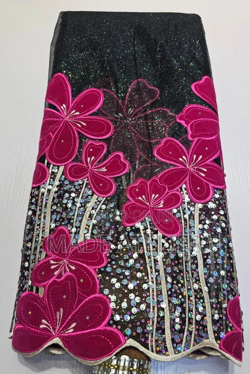 Embroided Velvet
